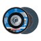 Pferd 4-1/2" x 5/8-11 Thd. POLIFAN Flap Disc - Z SG POWER STEELOX, Zirconia, 60 Grit, Conical 62323 - alternate 1